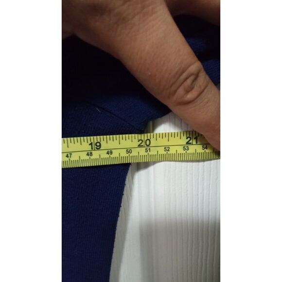 Lisa Rinna Collection Women's Navy Blue Cowl Neck Sweater Size M - Picture 5 of 6